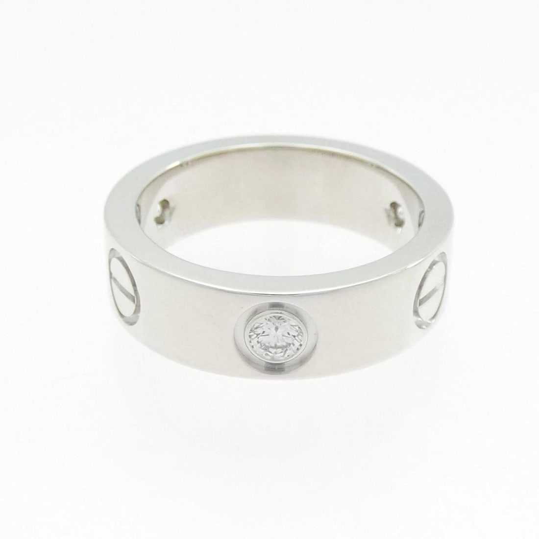 CARTIER LOVE HALF DIAMOND RING - 2
