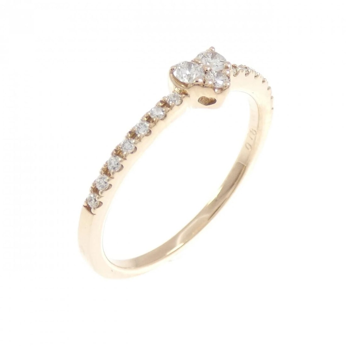 PONTE VECCHIO HEART RING: Ponte Vecchio Heart Ring Brand: Ponte Vecchio Type/Style: Ring Material: K18 Pink Gold, Main Stone/Creation Natural Color: pink Gold Size: US 5 3/4 Accessories: None Accessories Notice: Wh