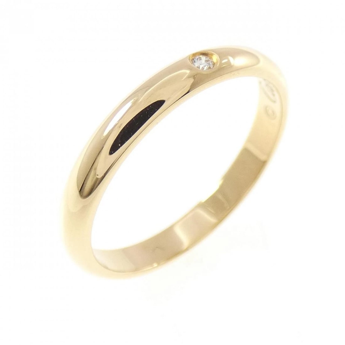 CARTIER WEDDING RING: Cartier Wedding Ring Brand: CARTIER Type/Style: Ring Material: 750 yellow gold, Main Stone/Creation Natural Color: Yellow Gold Size: US 5 Accessories: None Accessories Notice: When purchasing