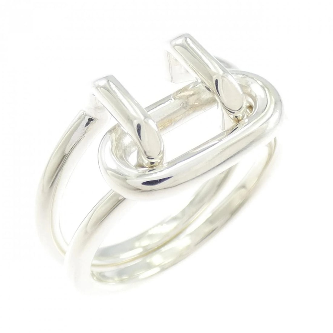 TIFFANY & CO. TWO ROW RING: TIFFANY & Co. Two Row Ring Brand: TIFFANY&Co. Type/Style: Ring Material: 925Silver, Color: Silver Size: US 7 Accessories: None Accessories Notice: When purchasing pre-owned goods, please refer to the