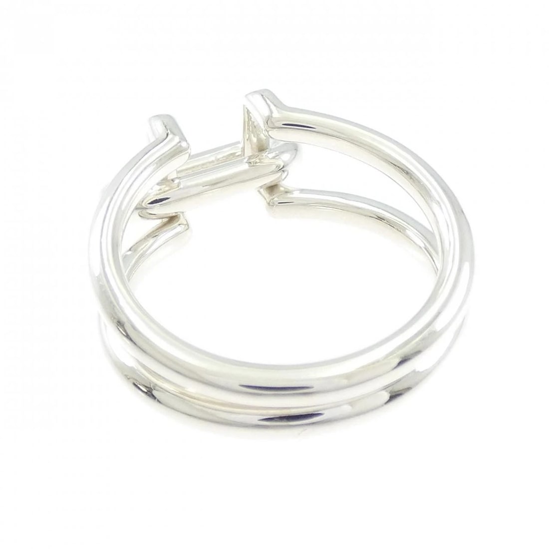 TIFFANY & CO. TWO ROW RING - 3