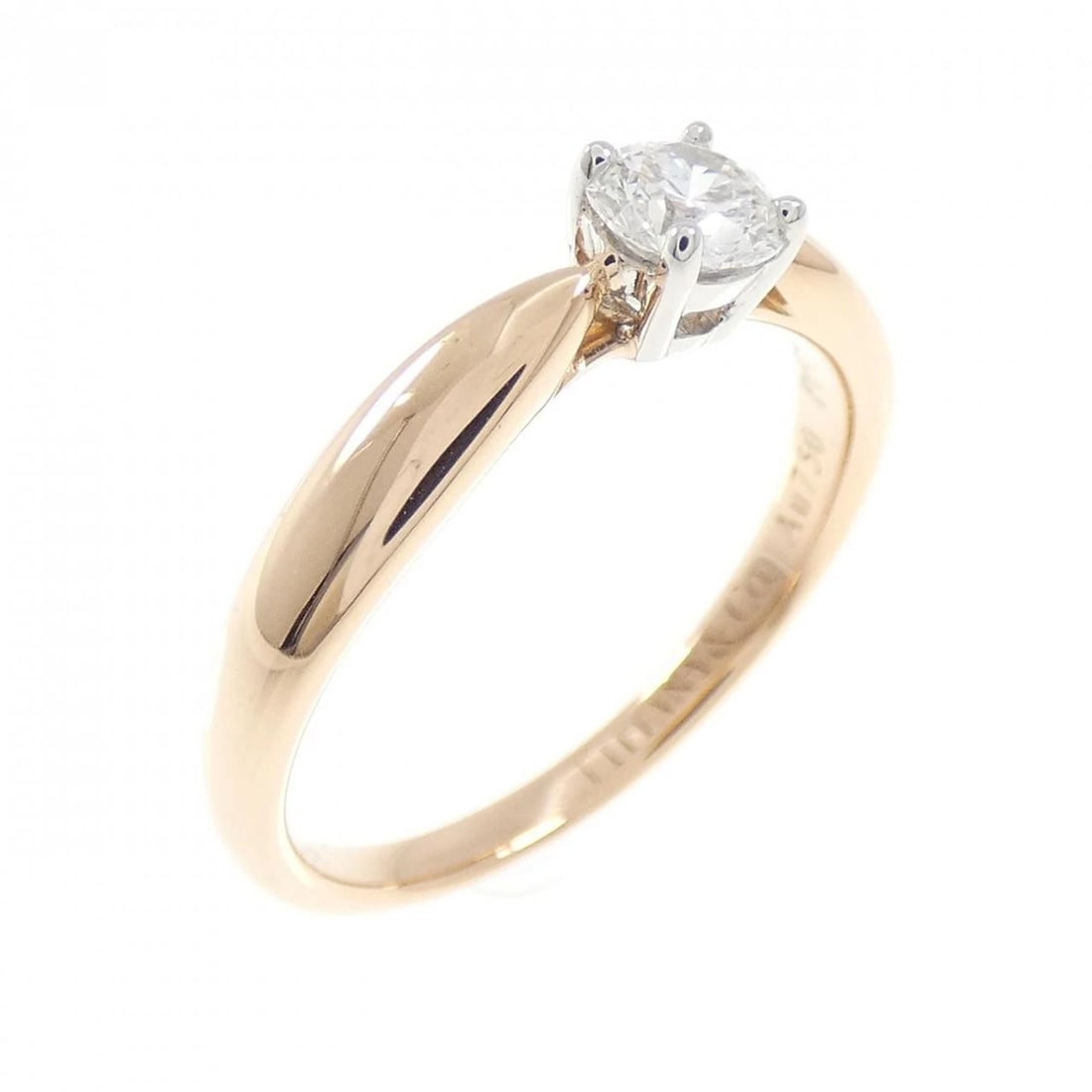 TIFFANY&CO. HARMONY RING: TIFFANY&Co. Harmony Ring Brand: TIFFANY&Co. Type/Style: Ring Material: 750 pink gold/Platinum950, Color: pink GoldWhite Size: US 4 Accessories: None Accessories Notice: When purchasing pre