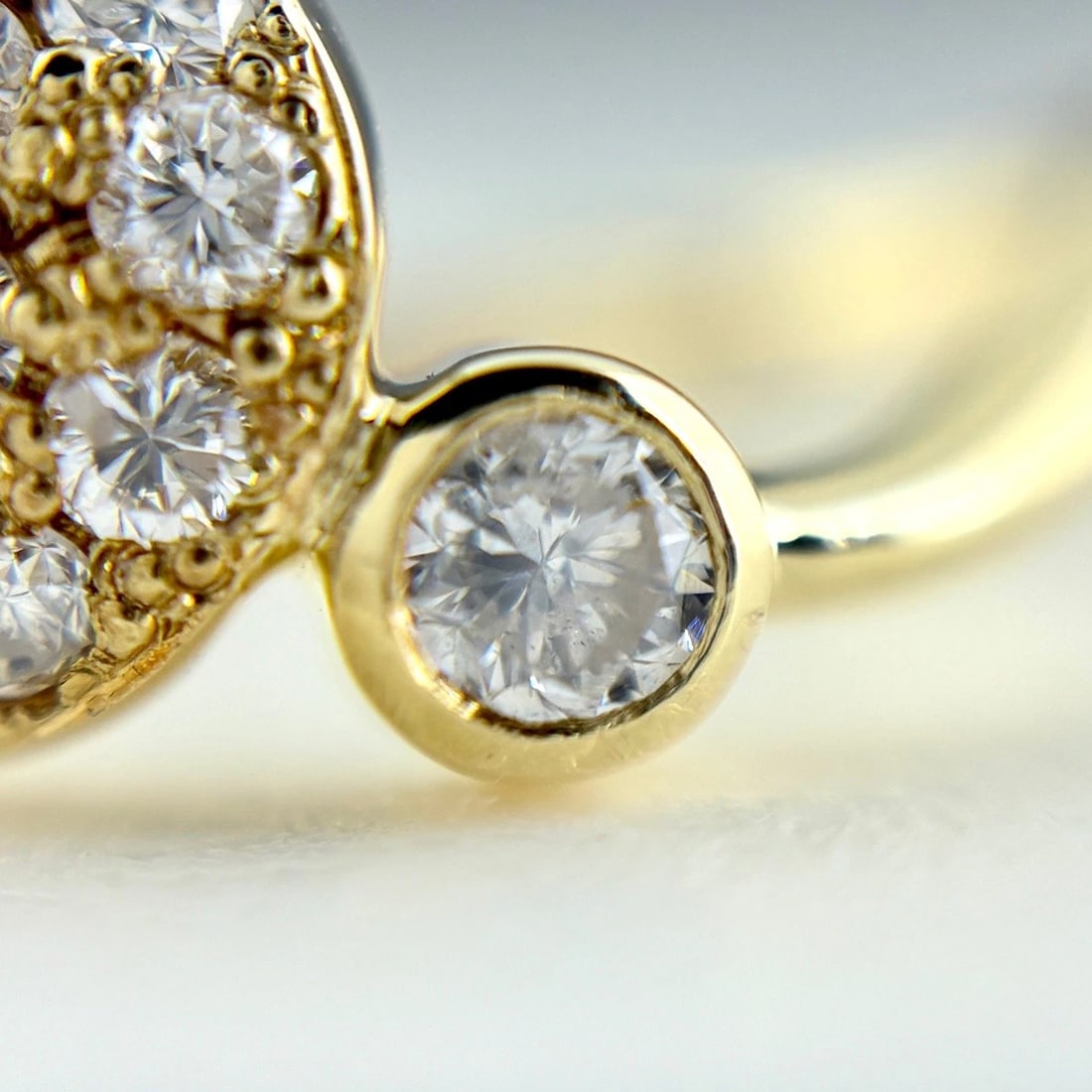 MELEE YELLOW GOLD RING - 3