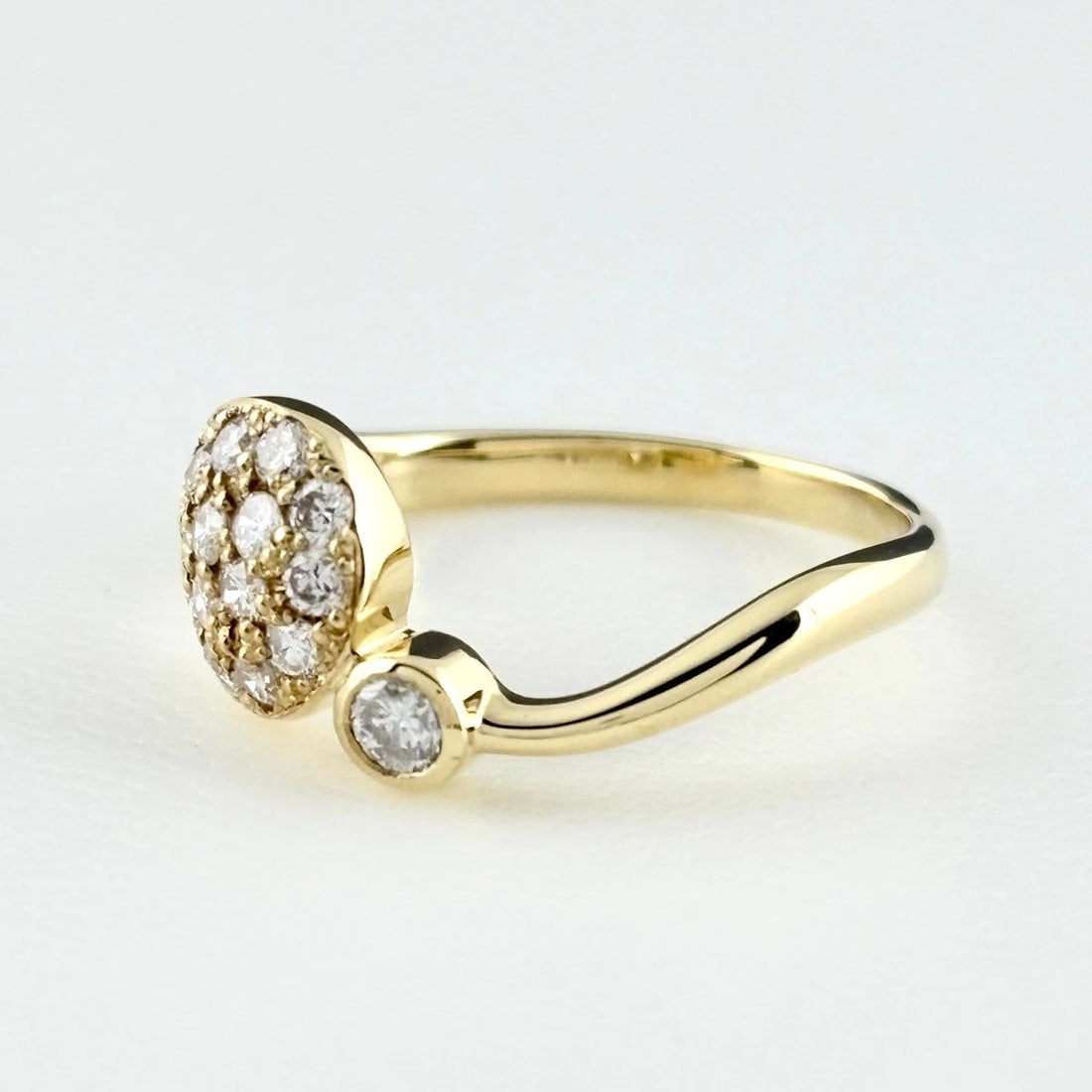 MELEE YELLOW GOLD RING - 4