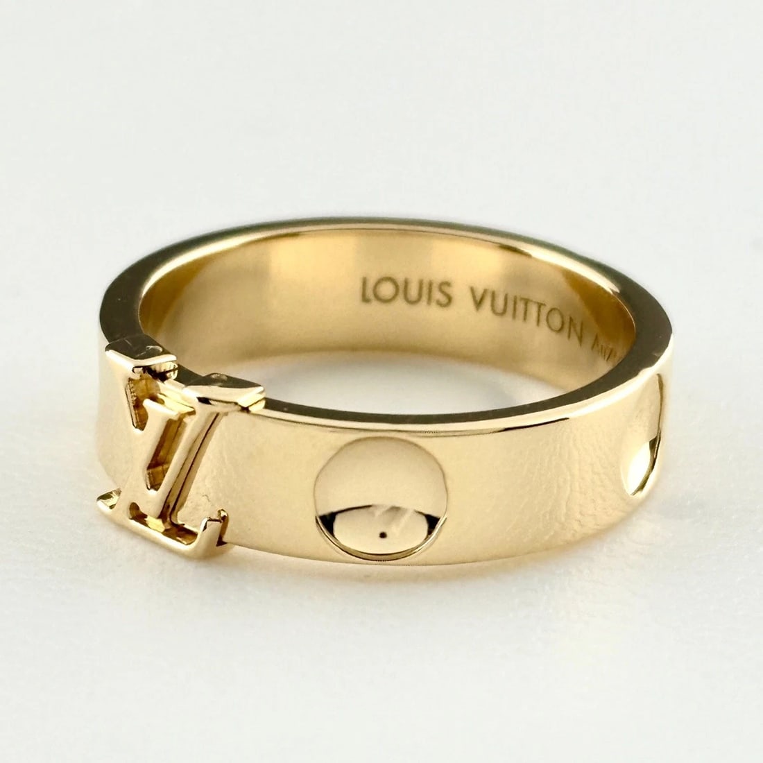 LOUIS VUITTON EMPREINTE RING YG YELLOWGOLD RING750 (1 of 2)