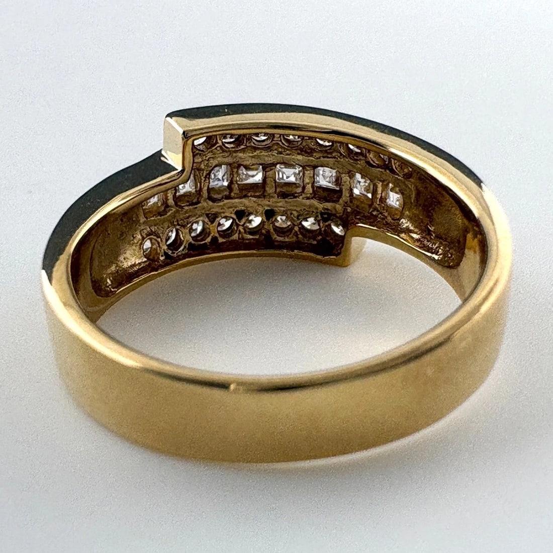 MELEE DIAMOND DESIGN YG RING - 2