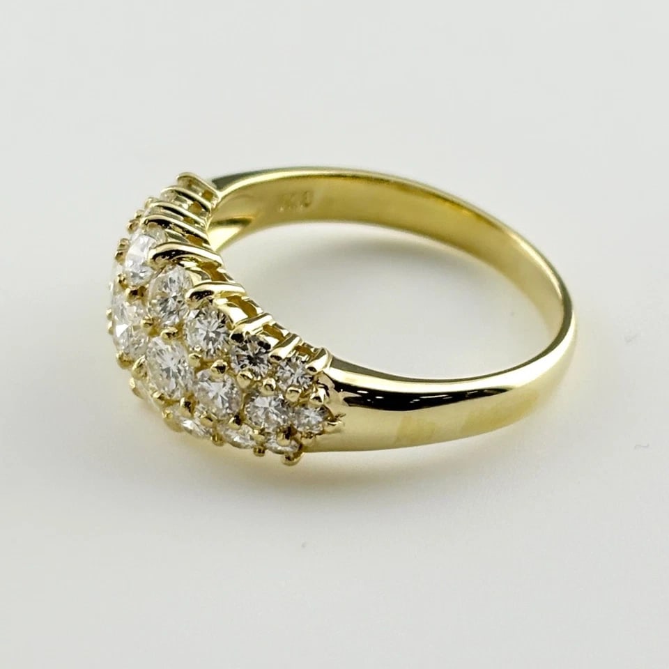 MELEE DIAMOND DESIGN YG YELLOWGOLD RING (1 of 4)