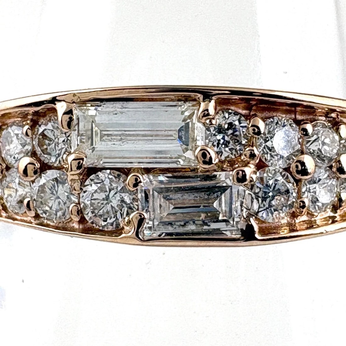 MELEE DIAMOND DESIGN RING PG - 2