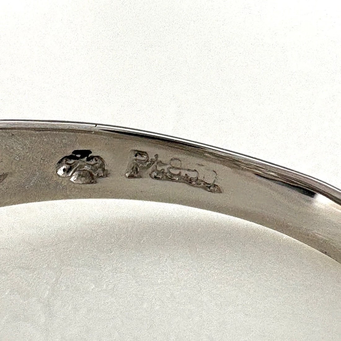 DIAMOND DESIGN PLATINUM RING - 2