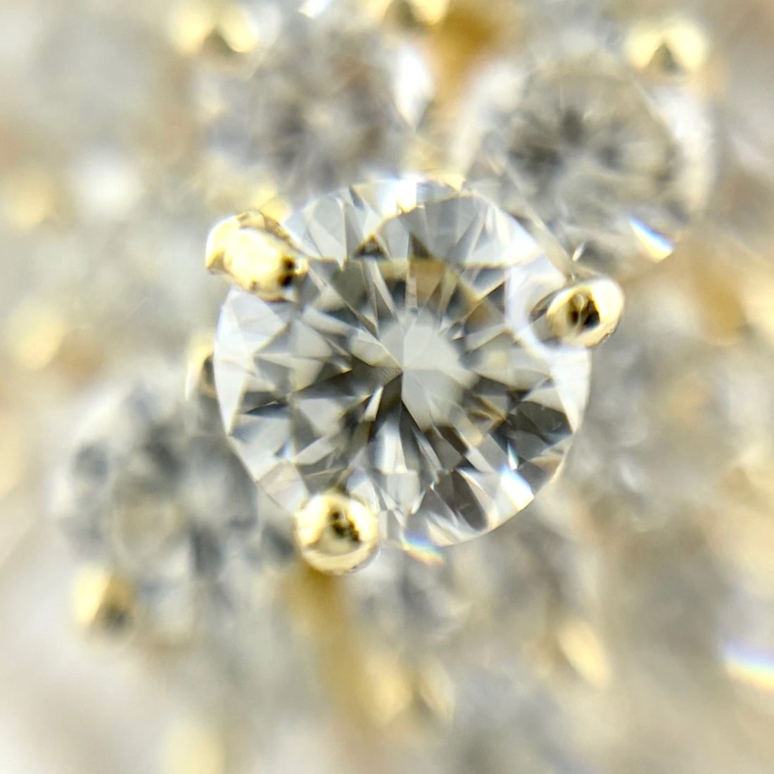 MELEE DIAMOND DESIGN YG RING - 2