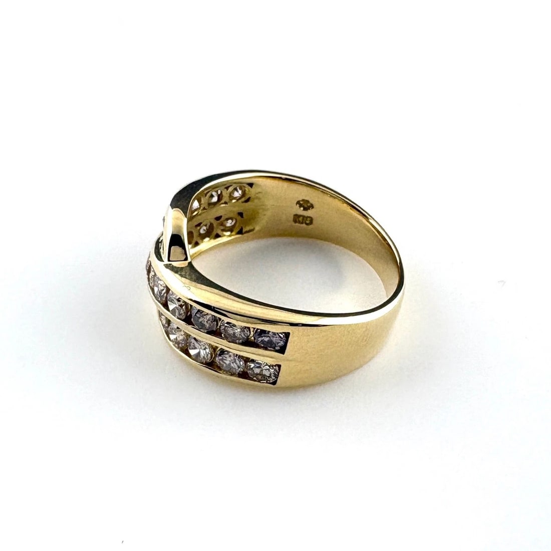 MELEE DIAMOND DESIGN YG RING (1 of 2)