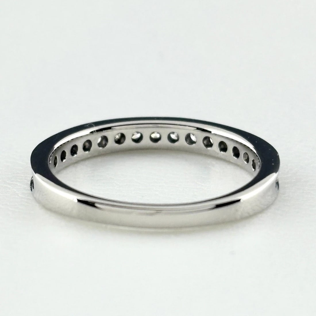 MELEE DIAMOND DESIGN PLATINUM RING - 4