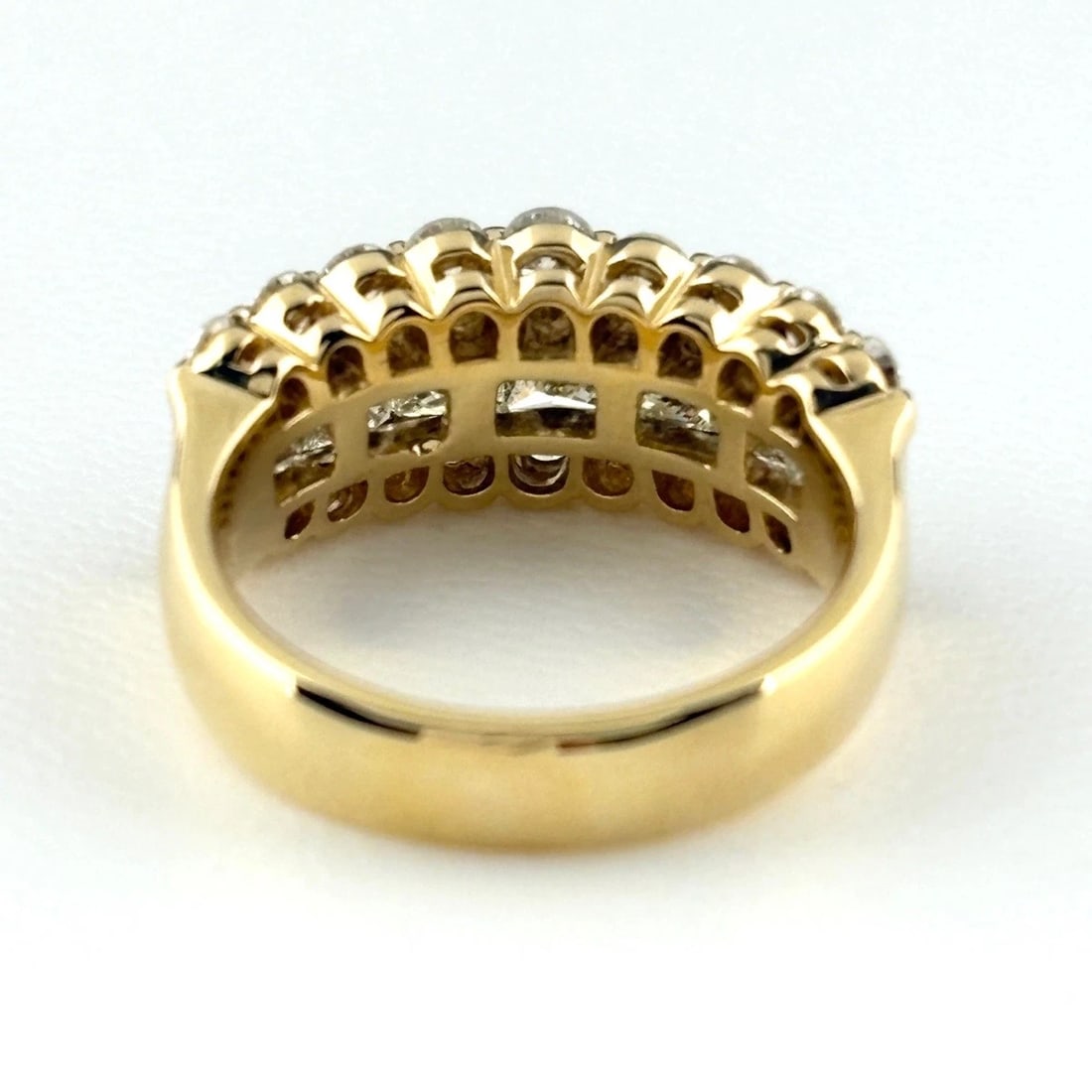MELEE DIAMOND DESIGN YG RING - 3