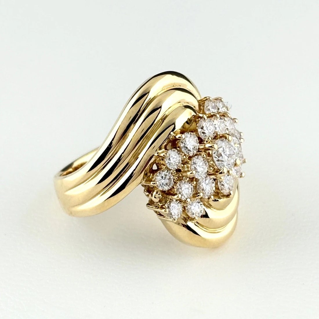 DIAMOND DESIGN RING YG RING18K DIAMOND - 3