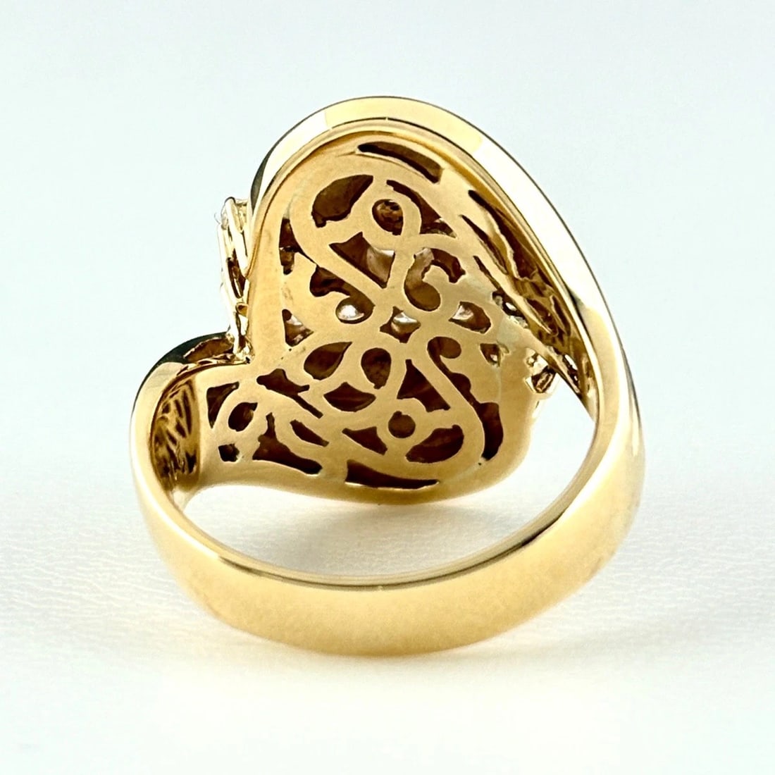 DIAMOND DESIGN RING YG RING18K DIAMOND - 4