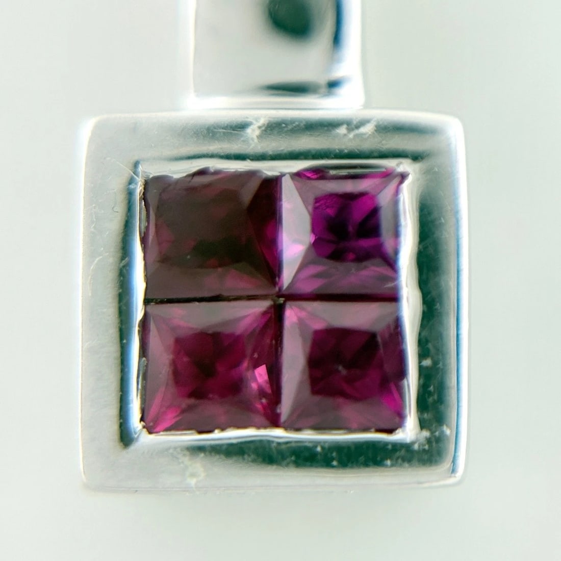 RUBY DESIGN WG WHITEGOLD BANGLES NECKLACE - 2