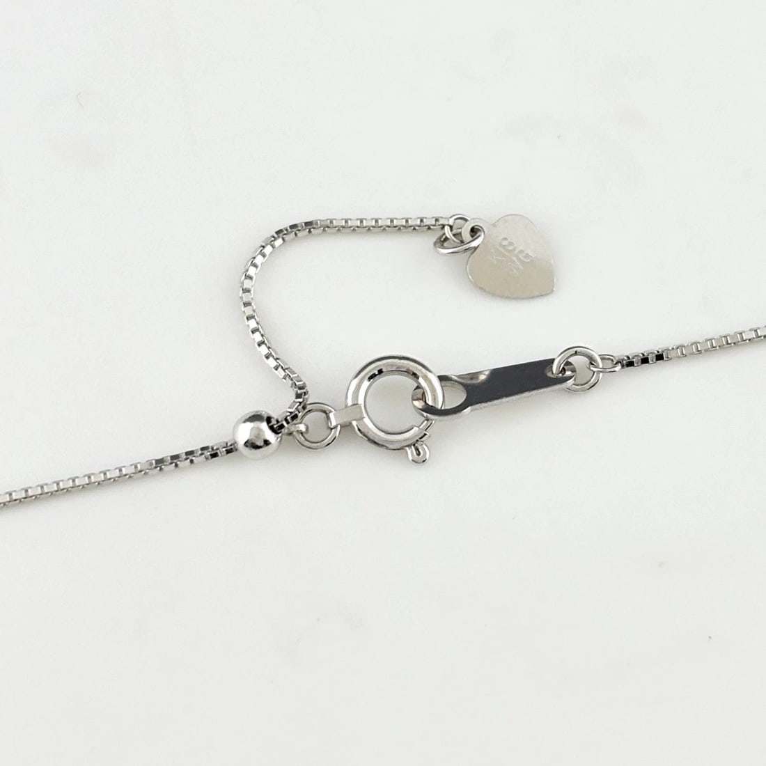 RUBY DESIGN WG WHITEGOLD BANGLES NECKLACE - 5