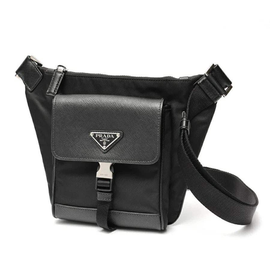 PRADA RE-NYLON SHOULDER BAG BODY BAG BLACK (1 of 5)