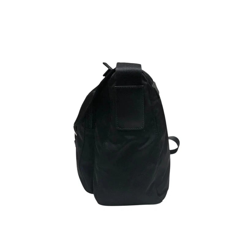 PRADA NYLON SHOULDER BAG BLACK - 2