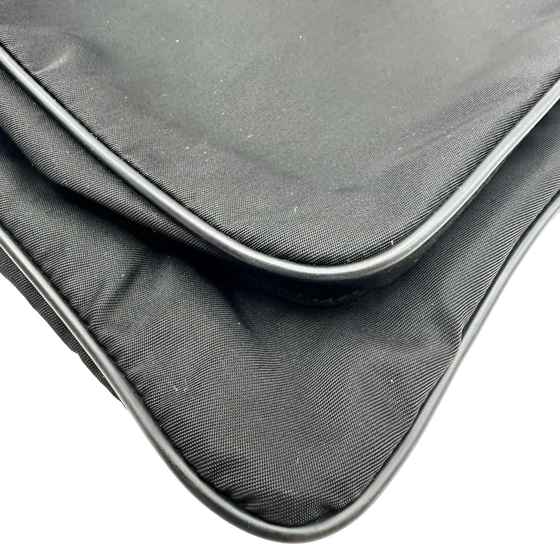 PRADA NYLON SHOULDER BAG BLACK NYLON - 5