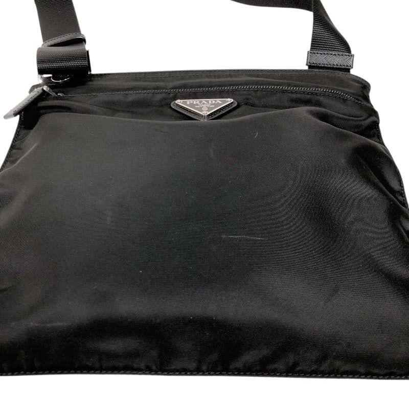 PRADA NYLON SHOULDER BAG BLACK - 4