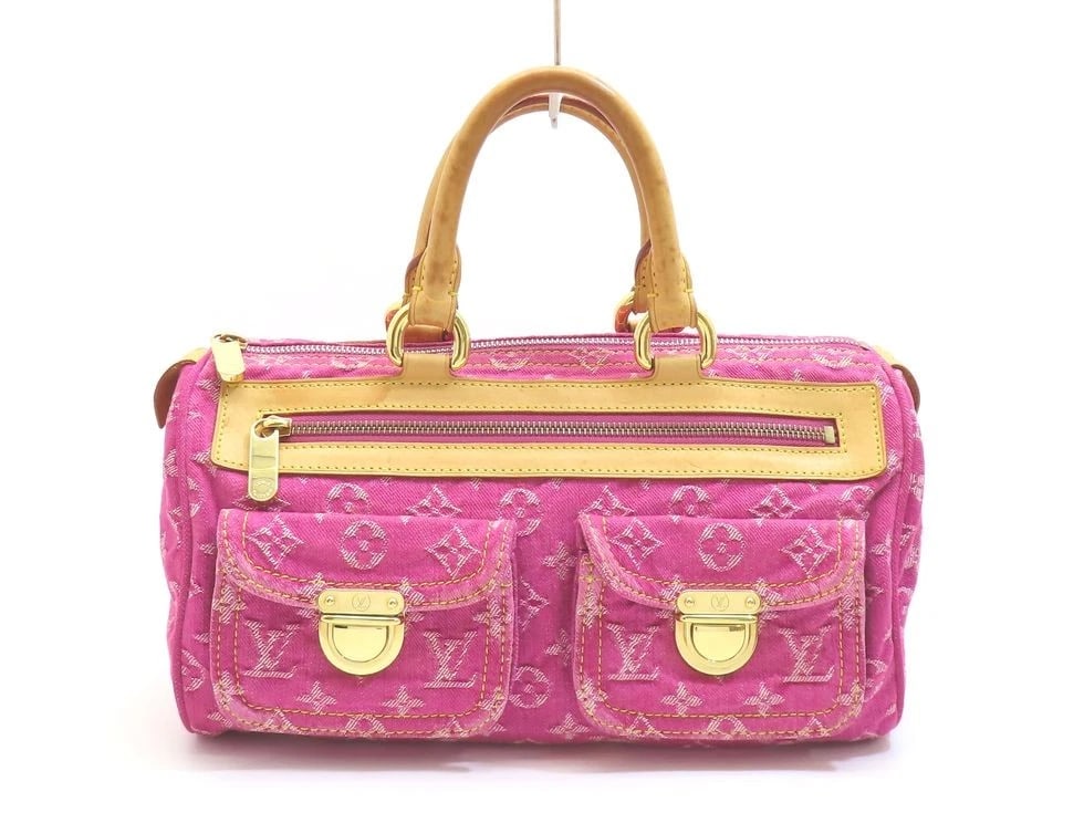 LOUIS VUITTON FUCHSIA NEO SPEEDY BOSTON BAG (1 of 6)