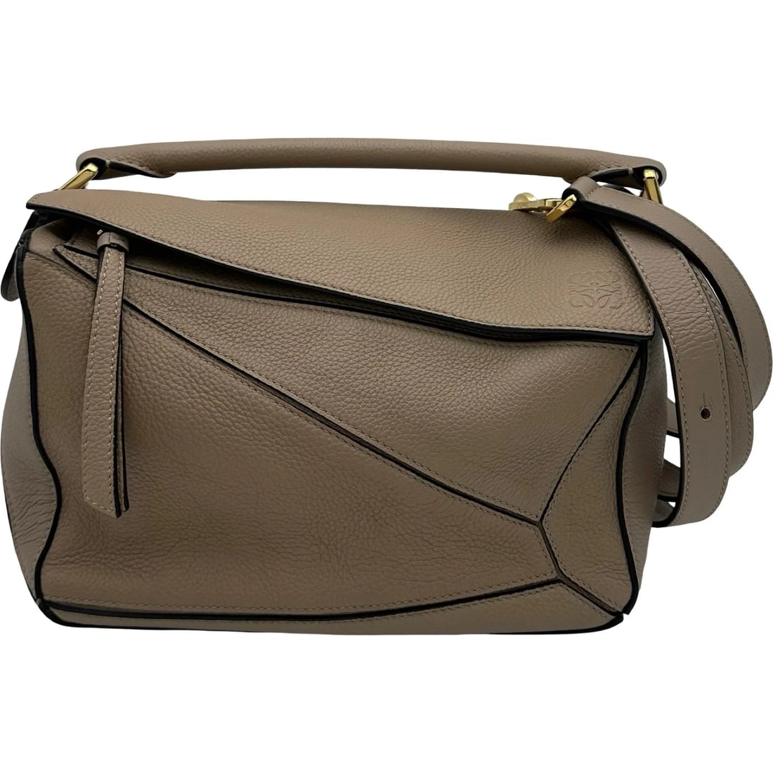 LOEWE PUZZLE SMALL BEIGE SHOULDER BAG (1 of 6)