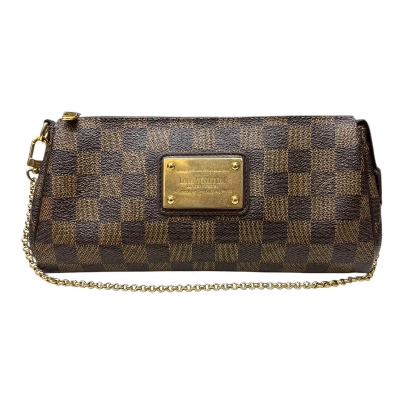 LOUIS VUITTON EVA DAMIER SHOULDER BAG: LOUIS VUITTON Eva Damier Shoulder Bag Brand: LOUIS VUITTON Type/Style: Handbag Material: Damier Color: none Size: W: 24.5cm / H: 13cm / D: 4cm Accessories: None Accessories Notice: When purchasing