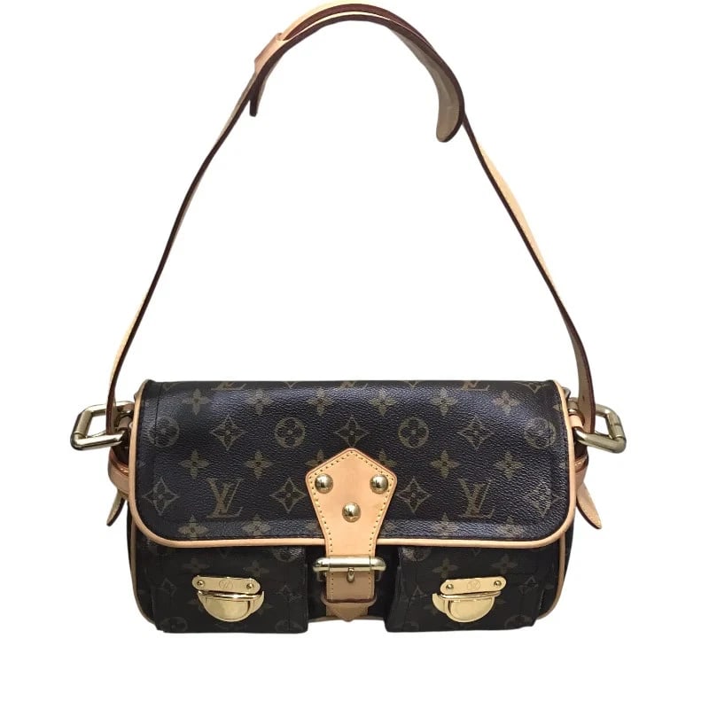 LOUIS VUITTON HUDSON PM PVC SHOULDER BAG: LOUIS VUITTON Hudson PM PVC Shoulder Bag Brand: LOUIS VUITTON Type/Style: Handbag Material: Pvc Color: brown Size: W: 30cm / H: 19cm / D: 7cm Accessories: None Accessories Notice: When pur