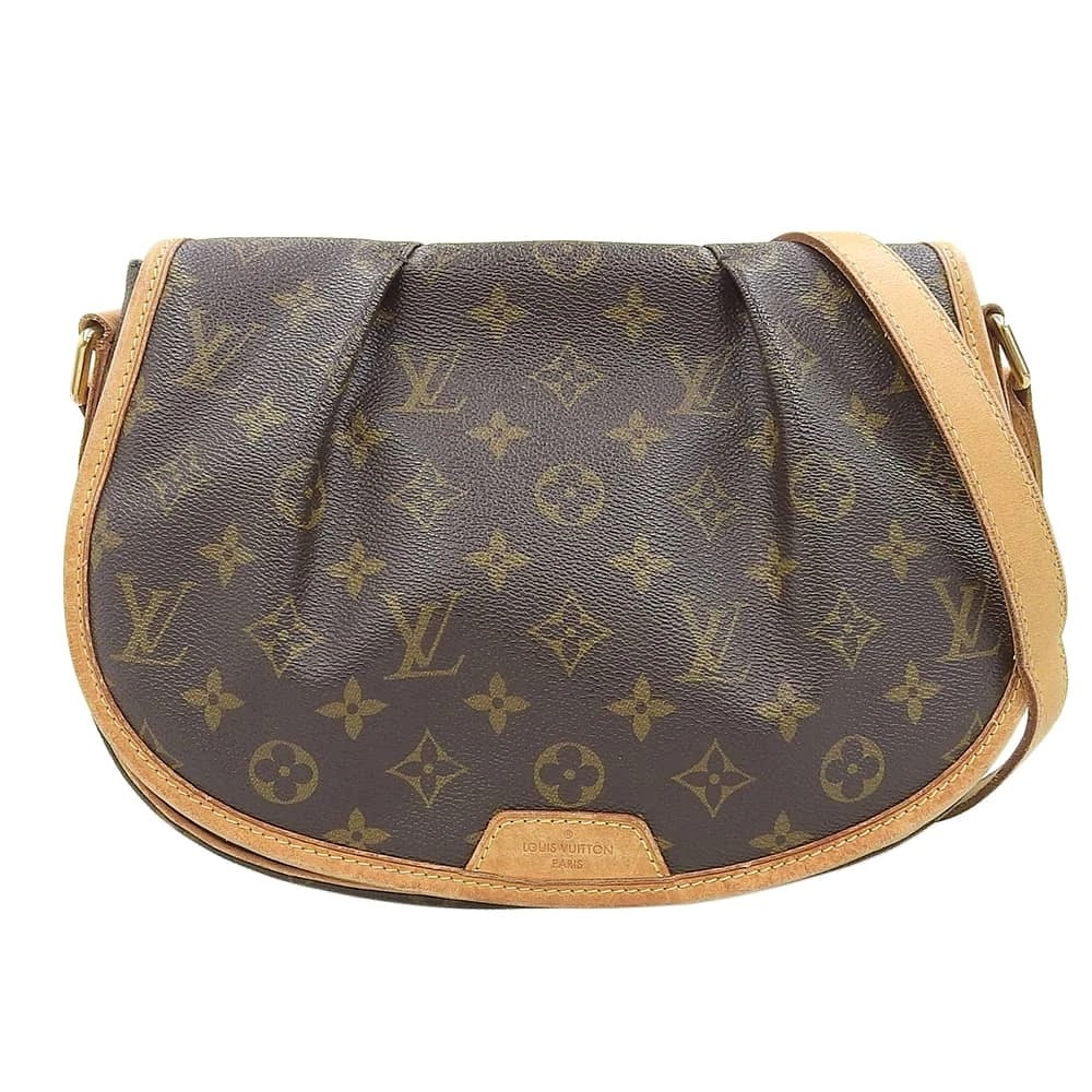 LOUIS VUITTON PM SHOULDER BAG: LOUIS VUITTON PM Shoulder Bag Brand: Louis Vuitton Type/Style: Shoulder Bag Material: Monogram Color: Brown Size: W: 27cm / H: 21cm / D: 8.5cm Accessories: None Accessories Notice: When purchasing