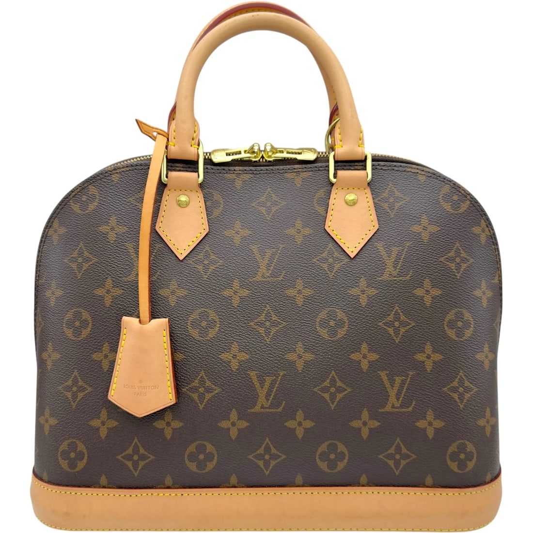 LOUIS VUITTON ALMA PM MONOGRAM CANVAS HANDBAG: Louis Vuitton Alma PM Monogram Canvas Handbag Brand: LOUIS VUITTON Type/Style: Handbag Material: Monogram Canvas Color: Brown Size: W: 31cm / H: 22cm / D: 15cm Accessories: None Accessorie