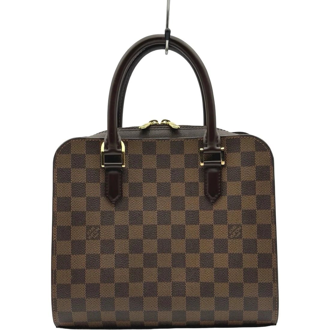 LOUIS VUITTON TRIANA DAMIER HANDBAG: Louis Vuitton Triana Damier Handbag Brand: LOUIS VUITTON Type/Style: Handbag Material: Damier Canvas Color: Brown Size: W: 26cm / H: 22cm / D: 11cm Accessories: None Accessories Notice: Wh