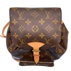 LOUIS VUITTON MONTSOURIS MM MONOGRAM CANVAS BACKPACK: Louis Vuitton Montsouris MM Monogram Canvas Backpack Brand: LOUIS VUITTON Type/Style: Handbag Material: Monogram Canvas Color: brown Size: W: 24cm / H: 28cm / D: 11.5cm Accessories: None Accessories