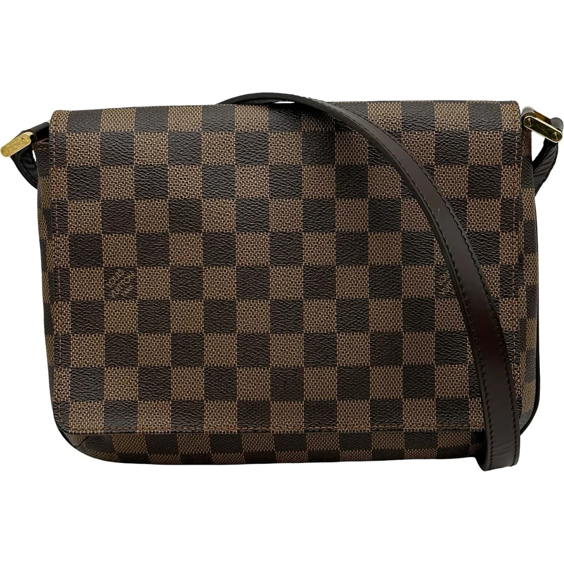 LOUIS VUITTON MUSETTE DAMIER SHOULDER BAG: LOUIS VUITTON Musette Damier Shoulder Bag Brand: LOUIS VUITTON Type/Style: Handbag Material: Damier Color: Brown Size: W: 26cm / H: 20cm / D: 4cm Accessories: None Accessories Notice: When