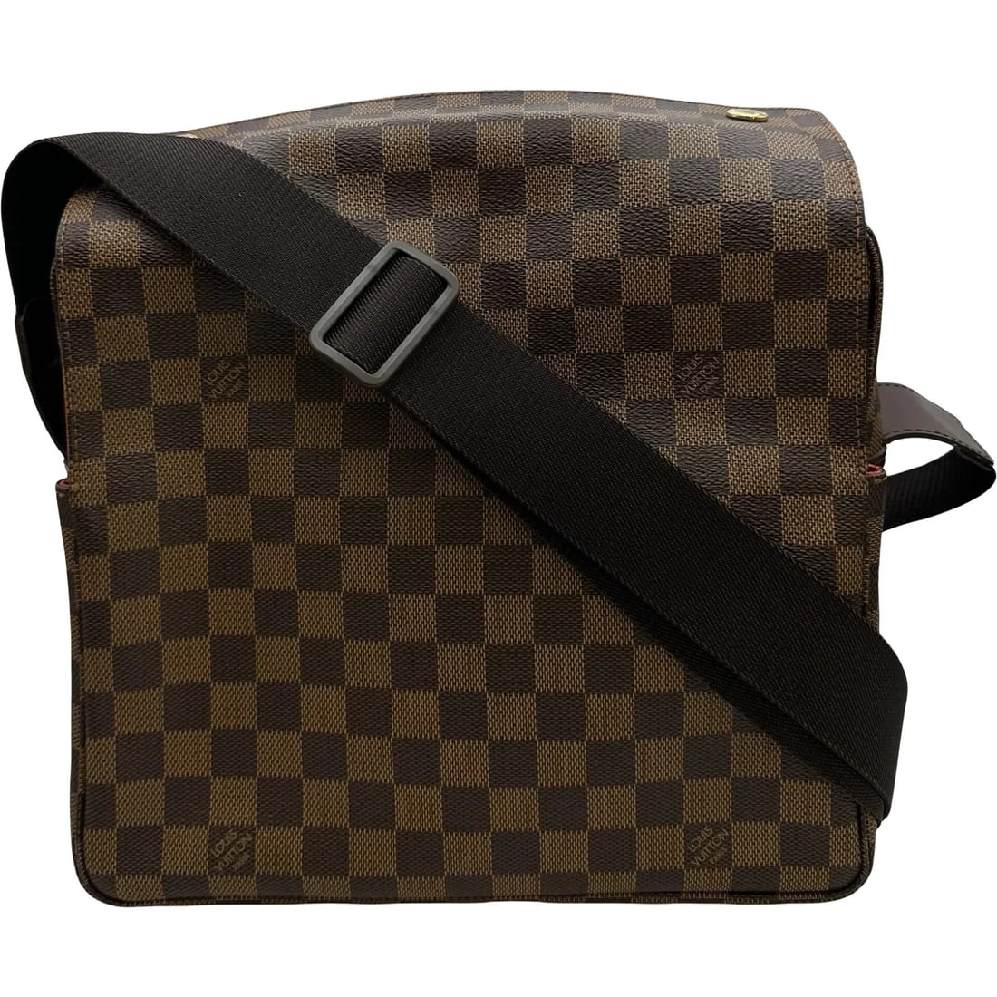 LOUIS VUITTON NAVIGLIO BROWN DAMIER SHOULDER BAG: LOUIS VUITTON Naviglio Brown Damier Shoulder Bag Brand: LOUIS VUITTON Type/Style: Handbag Material: Damier Color: Brown Size: W: 27cm / H: 27cm / D: 9.5cm Accessories: None Accessories Not