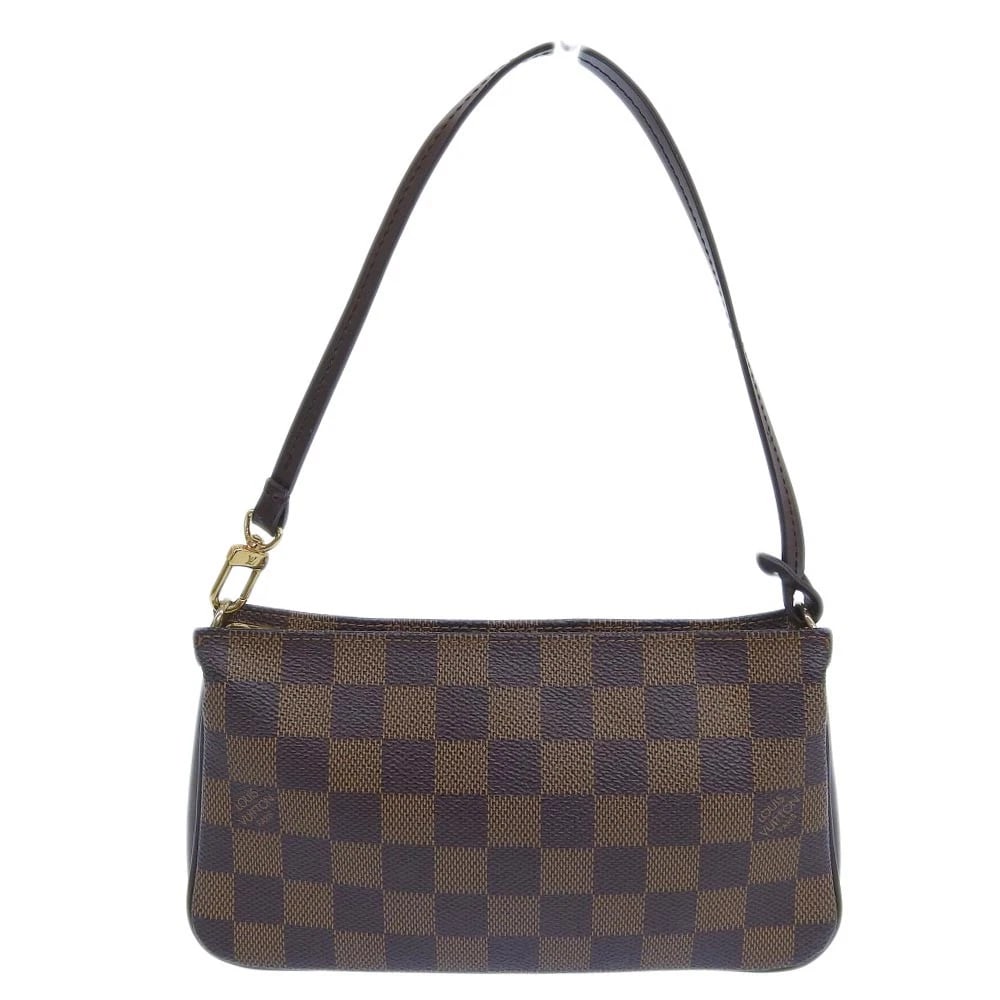 LOUIS VUITTON DAMIER NAVONA ACCESSORY POUCH EBENE: LOUIS VUITTON Damier Navona Accessory Pouch Ebene Brand: Louis Vuitton Type/Style: Pouch Material: Damier Color: Brown Size: W: 21cm / H: 12cm / D: 3.5cm Accessories: None Accessories Noti