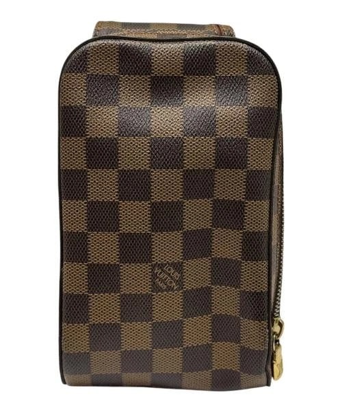 LOUIS VUITTON GERONIMOS BODY BAG: LOUIS VUITTON Geronimos Body Bag Brand: LOUIS VUITTON Type/Style: Handbag Material: Damier Canvas Color: Brown Size: / W:11.5cm / D:3.0cm Accessories: None Accessories Notice: When purchasing