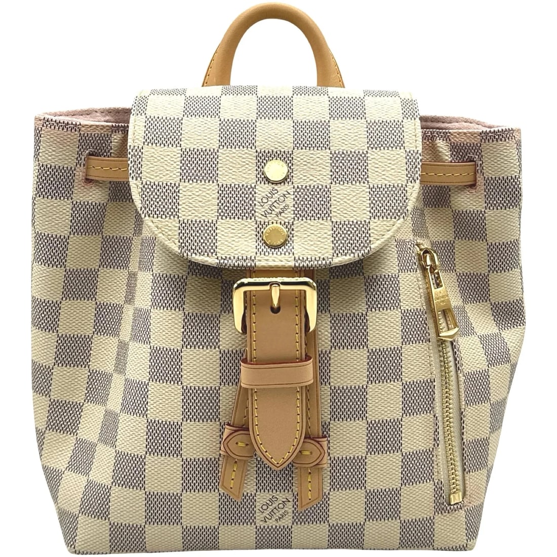LOUIS VUITTON SPERONE BB DAMIER AZUR BACKPACK: LOUIS VUITTON Sperone BB Damier Azur Backpack Brand: LOUIS VUITTON Type/Style: Handbag Material: Damier Azur Color: white Size: W: 19cm / H: 22cm / D: 11.5cm Accessories: None Accessories Notice: