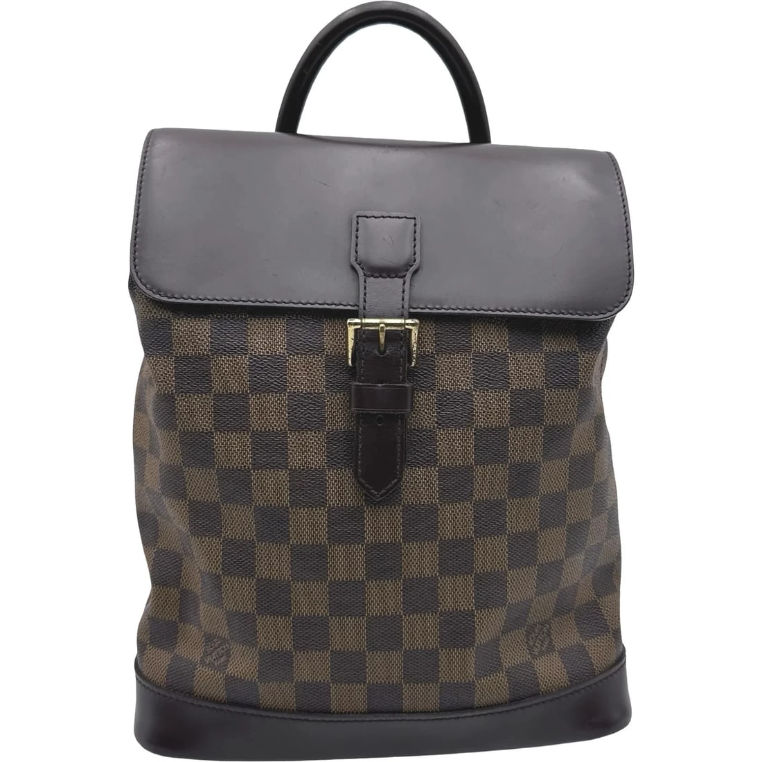 LOUIS VUITTON SOHO DAMIER BACKPACK: LOUIS VUITTON Soho Damier Backpack Brand: LOUIS VUITTON Type/Style: Handbag Material: Damier Color: brown Size: W: 24cm / H: 30cm / D: 10cm Accessories: None Accessories Notice: When purch