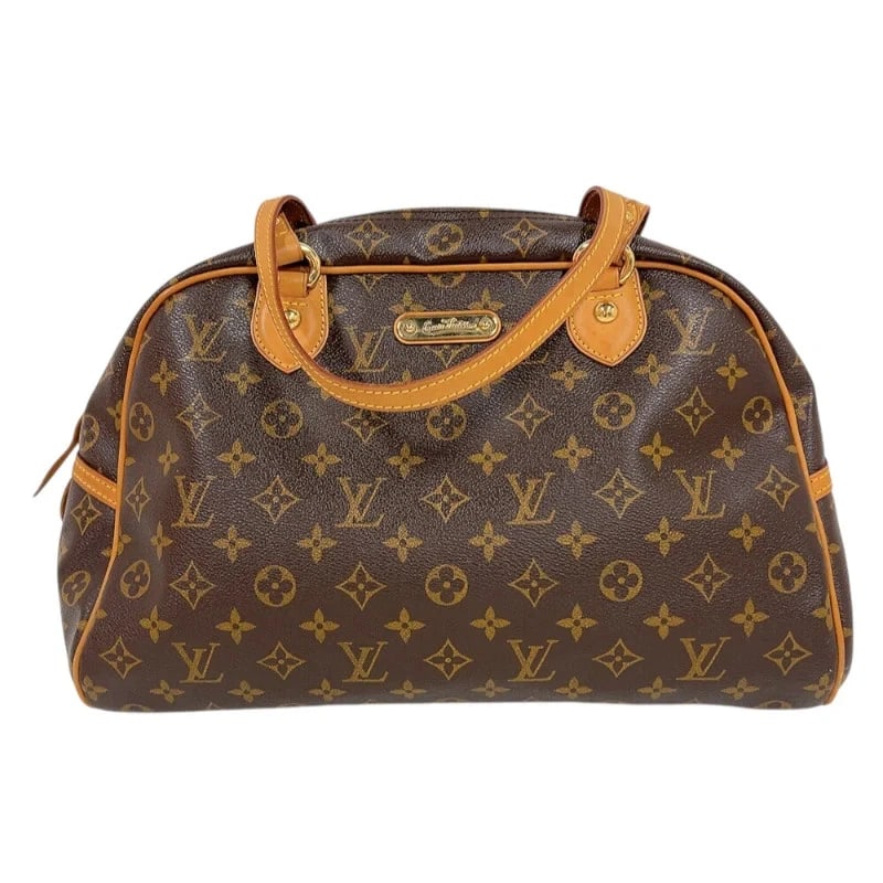 LOUIS VUITTON MONTORGUEIL GM MONOGRAM SHOULDER BAG: LOUIS VUITTON Montorgueil GM Monogram Shoulder Bag Brand: LOUIS VUITTON Type/Style: Handbag Material: Monogram Color: Braun / GD Hardware Size: W: 39cm / H: 18cm / D: 25cm Accessories: None