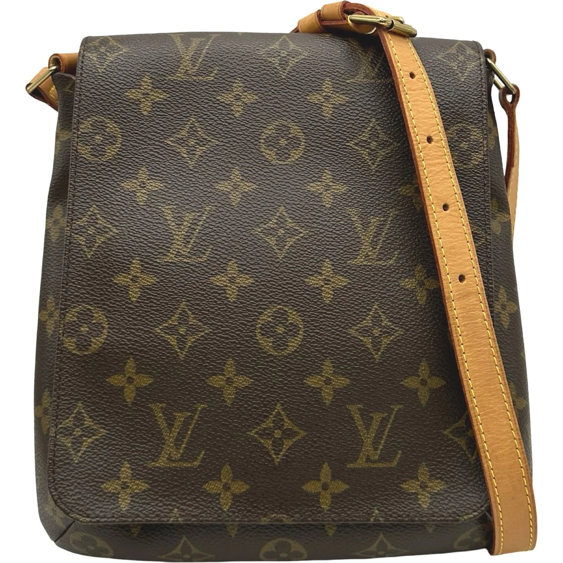 LOUIS VUITTON MUSETTE SALSA MONOGRAM SHOULDER BAG: LOUIS VUITTON Musette Salsa Monogram Shoulder Bag Brand: LOUIS VUITTON Type/Style: Handbag Material: Monogram Color: Brown Size: W: 22cm / H: 25cm / D: 3cm Accessories: None Accessories Notice: When