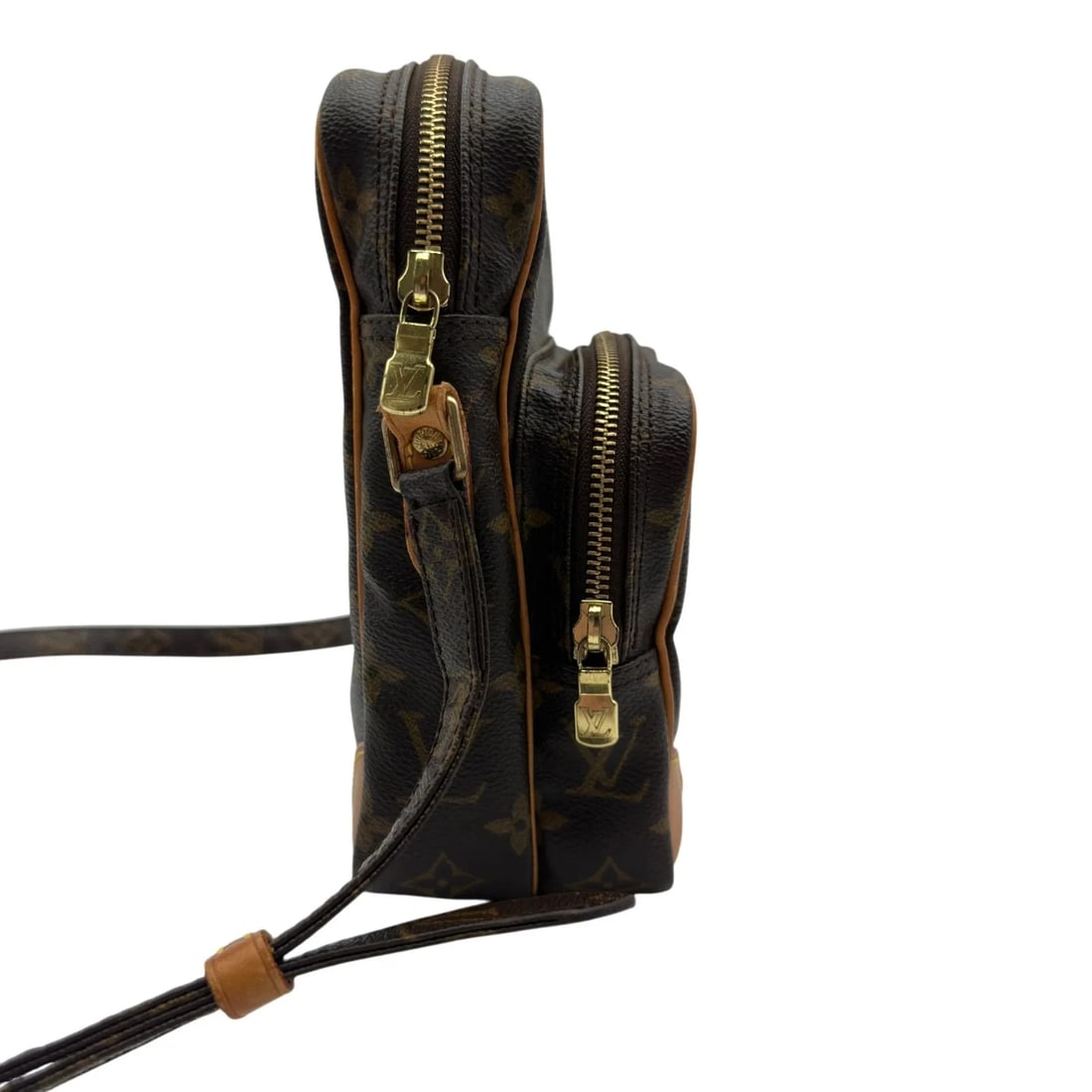 LOUIS VUITTON AMAZON MONOGRAM/LEATHER SHOULDER BAG - 3