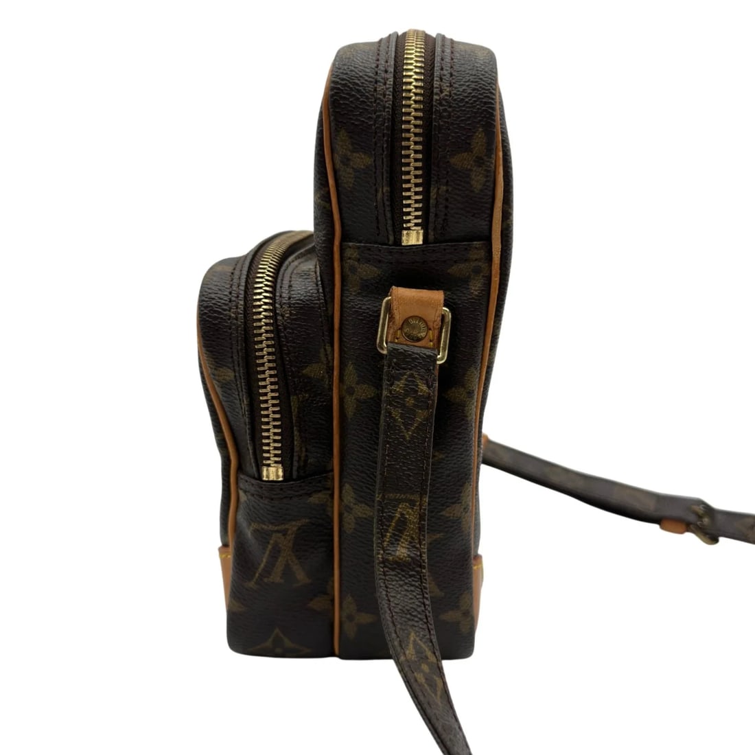 LOUIS VUITTON AMAZON MONOGRAM/LEATHER SHOULDER BAG - 4