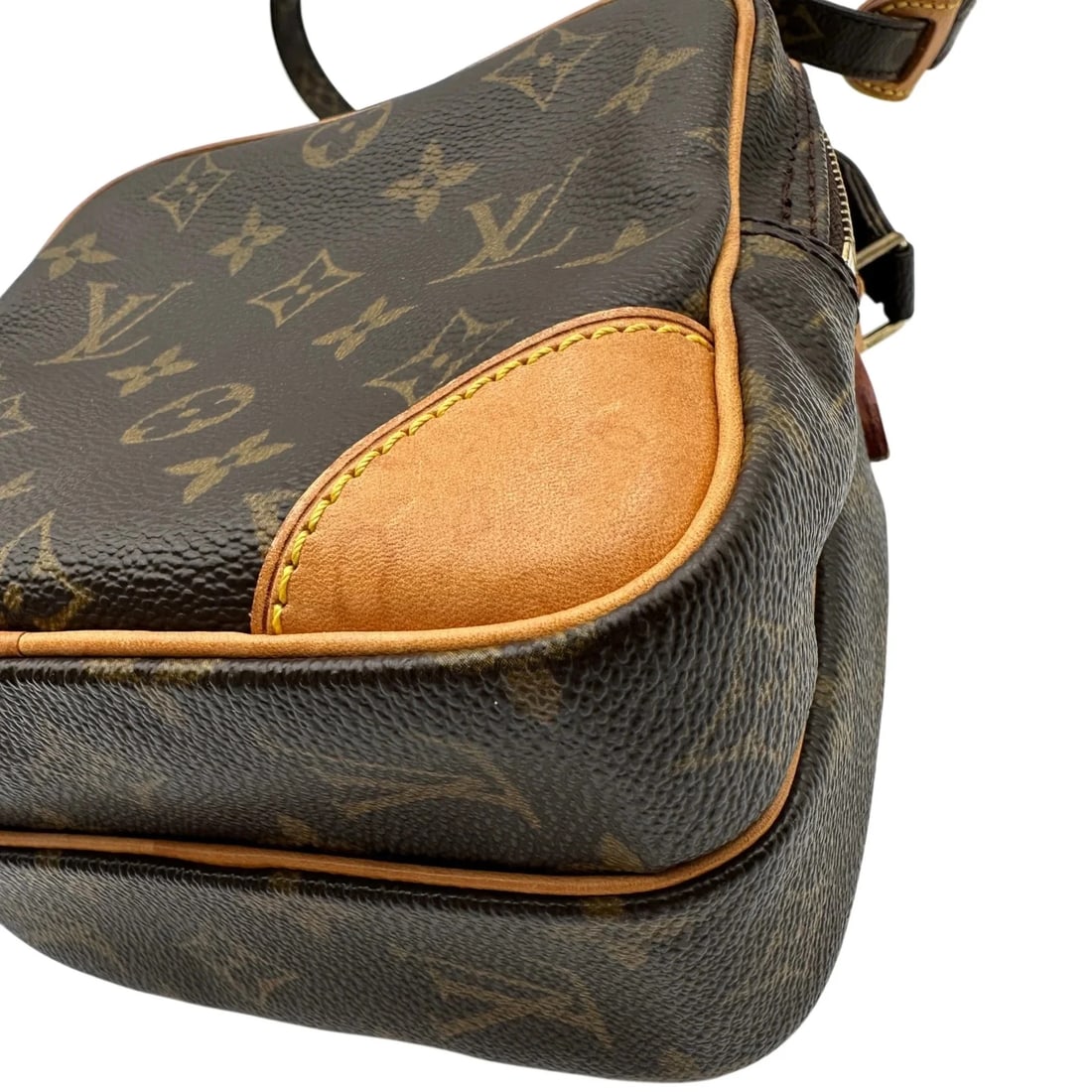 LOUIS VUITTON AMAZON MONOGRAM/LEATHER SHOULDER BAG - 6