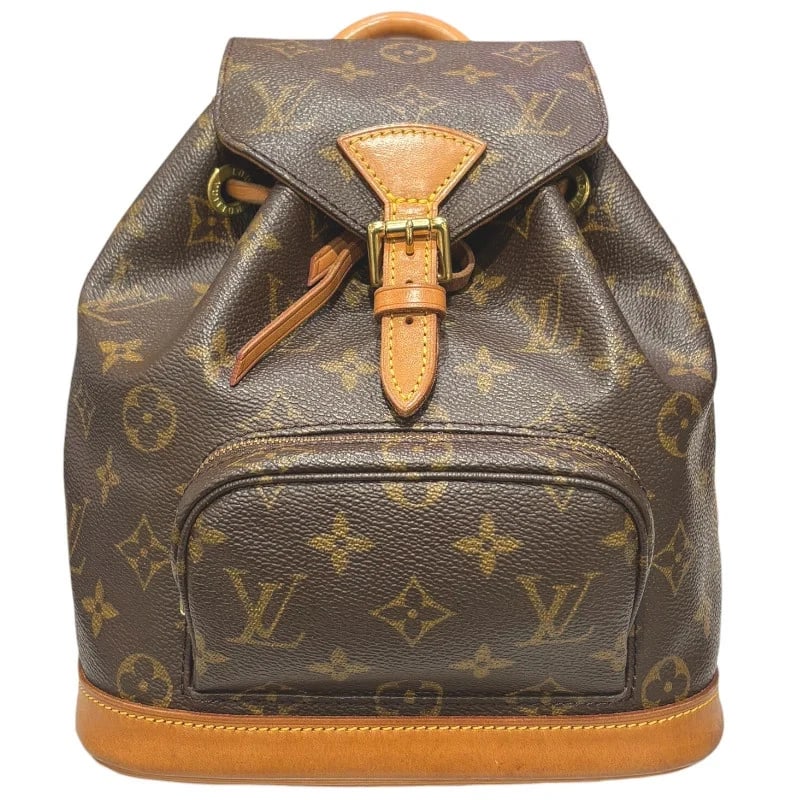 LOUIS VUITTON MINI MONTSOURIS BACKPACK BROWN MONOGRAM CANVAS: Louis Vuitton Mini Montsouris Backpack Brown Monogram Canvas Brand: LOUIS VUITTON Type/Style: Handbag Material: Monogram Canvas Color: brown Size: W: 21cm / H: 23cm / D: 10cm Accessories: None