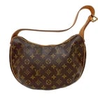 LOUIS VUITTON CROISSANT MM MONOGRAM SHOULDER BAG: LOUIS VUITTON Croissant MM Monogram Shoulder Bag Brand: LOUIS VUITTON Type/Style: Handbag Material: Monogram Color: brown Size: W: 31cm / H: 18cm / D: 8cm Accessories: None Accessories Notice: When