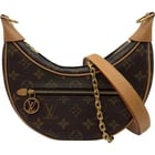 LOUIS VUITTON LOOP MONOGRAM SHOULDER BAG: LOUIS VUITTON Loop Monogram Shoulder Bag Brand: LOUIS VUITTON Type/Style: Handbag Material: Monogram Color: Brown Size: W: 22.5cm / H: 16.5cm / D: 5.5cm Accessories: None Accessories Notic