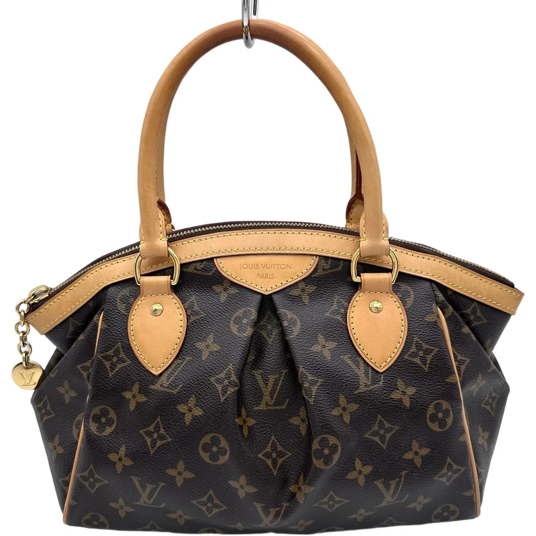 LOUIS VUITTON TIVOLI PM MONOGRAM CANVAS HANDBAG: LOUIS VUITTON Tivoli PM Monogram Canvas Handbag Brand: LOUIS VUITTON Type/Style: Handbag Material: Monogram Canvas Color: Brown Size: W: 28cm / H: 17cm / D: 13cm Accessories: None Accessories Notice: