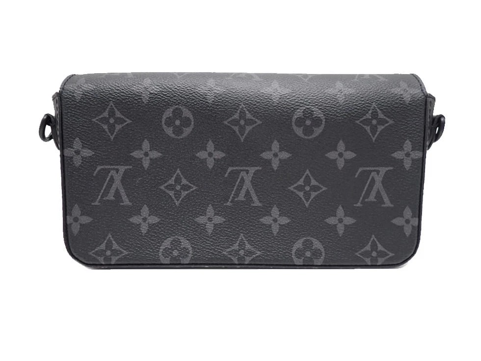 LOUIS VUITTON MONOGRAM ECLIPSE MONTSOURIS SHOULDER BAG - 2