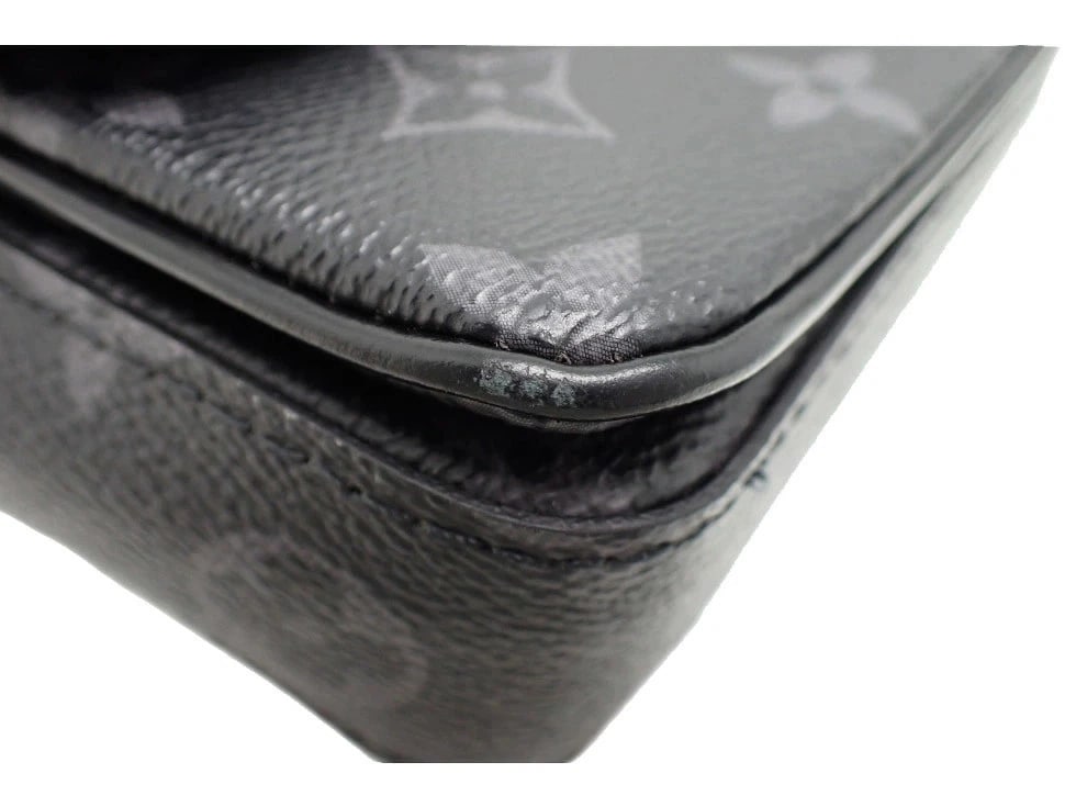 LOUIS VUITTON MONOGRAM ECLIPSE MONTSOURIS SHOULDER BAG - 4